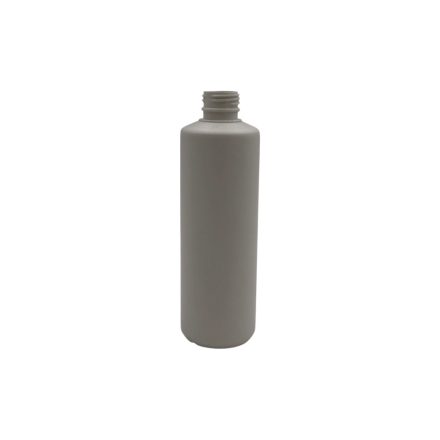 300 ml cylindrical bottle with threaded neck - white, PP