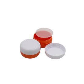 40 ml Barack - fehér műanyag (PP) tégely 