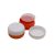 40 ml Peach - white golden striped jar (PP) - 50 pcs / pack