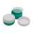 40 ml Dark green - white golden striped  jar (PP) - 50 pcs / pack