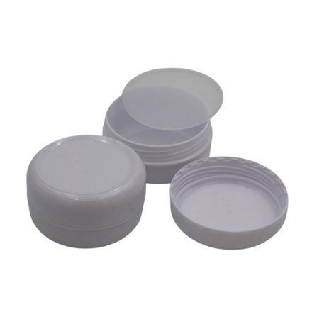 40 ml Fehér műanyag  tégely (PS) - 10 db / csomag 