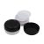 40 ml White - black plastic jar (PS) - 50 pcs / pack