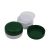 40 ml White - poison green plastic jar (PS) - 50 pcs / pack