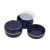 40 ml Navy blue - navy blue gold striped plastic jar (PS) - 50 pcs / pack