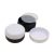 40 ml Black - white gold striped plastic jar (PS) - 50 pcs / pack