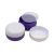 40 ml Purple - white gold striped plastic jar (PS) - 50 pcs / pack