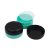 40 ml Light green - black plastic jar (PS) - 50 pcs / pack
