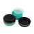 40 ml Light green - black gold striped plastic jar (PS) - 50 pcs / pack