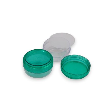40 ml Clear - green jar (tr.PS) - 50 pcs / pack