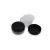 40 ml Clear - black plastic jar (tr.PS - PS) - 50 pcs / pack