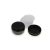 40 ml Clear - black gold striped plastic jar (tr.PS - PS) - 50 pcs / pack