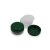 40 ml Clear - poison green plastic jar (tr.PS - PS) - 50 pcs / pack