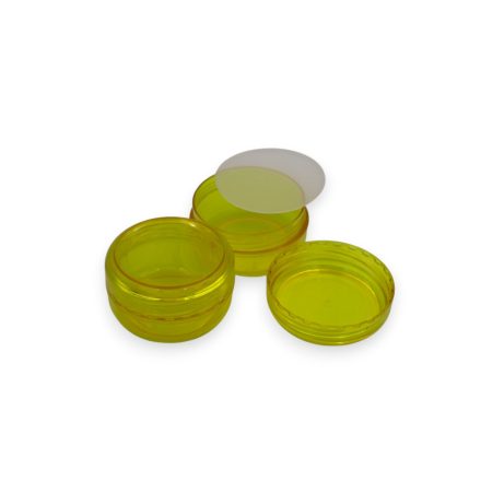 40 ml Lemon yellow plastic jar (tr. PS) - 50 pcs / pack