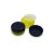 40 ml Lemon yellow - navy blue plastic jar (tr.PS - PS) - 50 pcs / pack