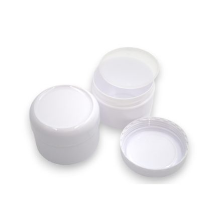 75 ml White jar (PP) - 50 pcs / pack