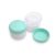 75 ml White - light green jar (PP) - 50 pcs / pack