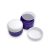 75 ml Purple - white jar (PP) - 50 pcs / pack