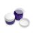 75 ml Purple - white golden striped jar (PP) - 50 pcs / pack