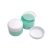 75 ml Light green - white jar (PP) - 50 pcs / pack