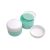 75 ml Light green - white golden striped jar (PP) - 50 pcs / pack