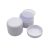 75 ml White plastic jar (PS) - 50 pcs / pack