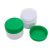 75 ml White - grass green jar (PS) - 50 pcs / pack