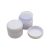 75 ml White - white gold striped plastic jar (PS) - 50 pcs / pack