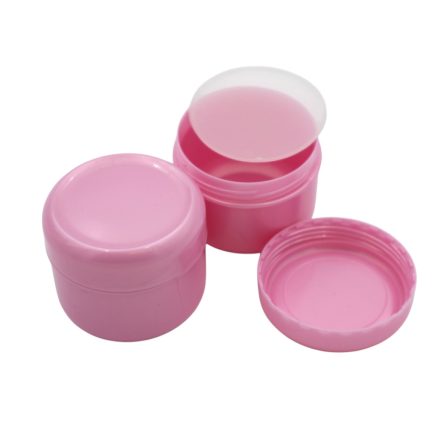 75 ml Pearl pink plastic jar (PS) - 50 pcs / pack