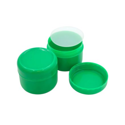 75 ml Grass green plastic jar (PS) - 50 pcs / pack