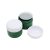 75 ml Poison green - white plastic jar (PS) - 50 pcs / pack