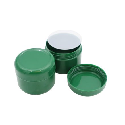 75 ml Poison green plastic jar (PS) - 50 pcs / pack