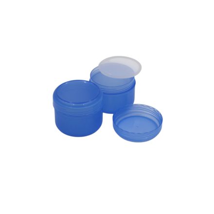 75 ml Transparent blue jar (tr. PP) - 50 pcs / pack