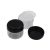75 ml Clear - black jar (tr.PS - PS) - 50 pcs / pack