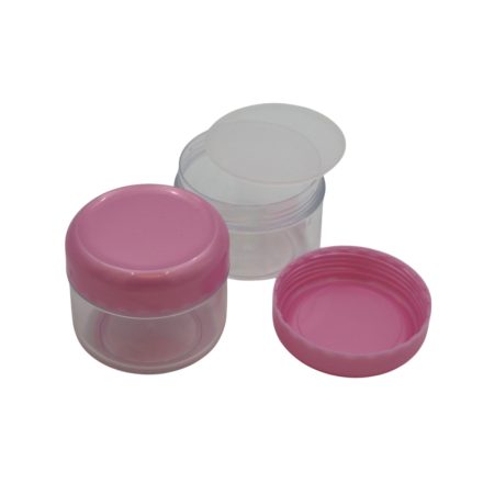 75 ml Clear - pearl pink jar (tr.PS - PS) - 50 pcs / pack