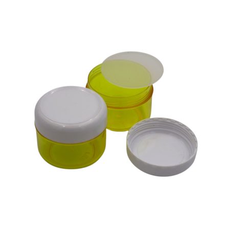 75 ml Lemon yellow - white jar (tr.PS - PS) - 50 pcs / pack