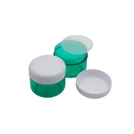 75 ml Green - white jar (tr.PS - PS) - 50 pcs / pack