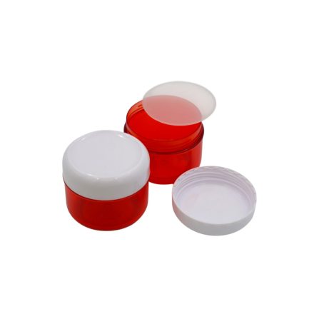75 ml Red - white jar (tr.PS - PS) - 50 pcs / pack