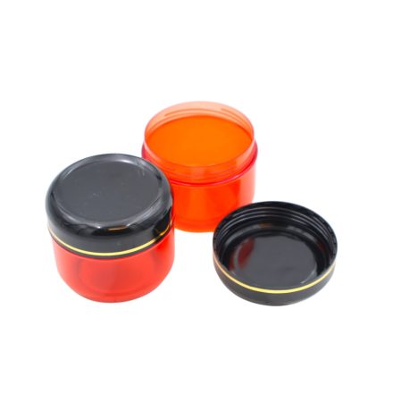 75 ml Red - black gold striped jar (tr.PS - PS) - 50 pcs / pack