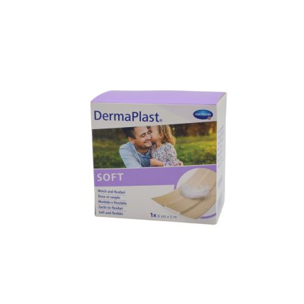 Hartmann DermaPlast Soft sebtapasz - 6 cm x 5m (tekercsben)