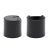 Disc top kupak - sima falú, fekete - PP (28/410)