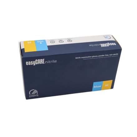 easyCARE examination gloves - nitrile - powder-free, blue - M