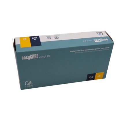 easyCARE examination gloves - vinyl - powder-free, white - M