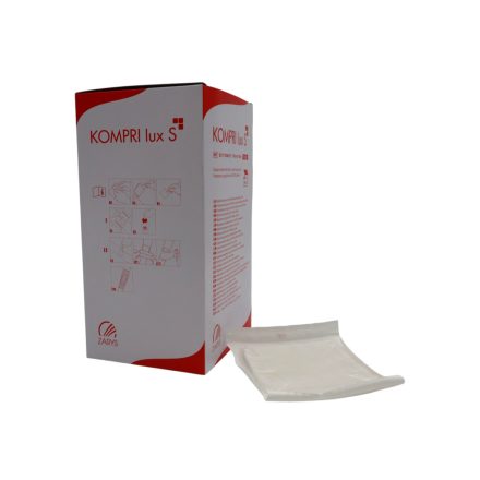 KOMPRI lux S - steril gézlapok, 10cm x 10cm - 150 db (3*50 db / csomag)