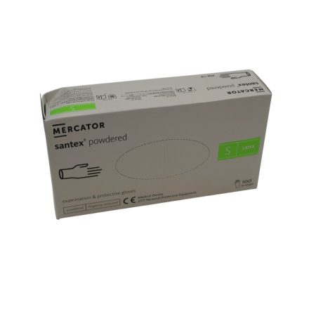 Mercator Santex examination & protective gloves - powdered - S