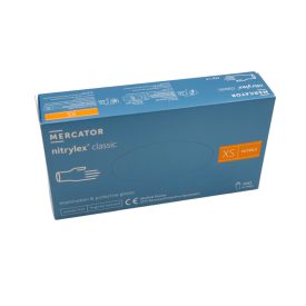   Mercator Nitrylex classic vizsgáló- védőkesztyű - púdermentes - XS