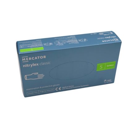 Mercator Nitrylex Classic Examination and Protective Gloves - powder-free - S