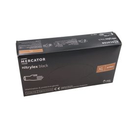   Mercator Nitrylex black vizsgáló- védőkesztyű - púdermentes - XL