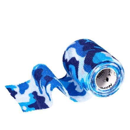 Kék terepmintás Öntapadós pólya -  7,5 cm x 4,5 m