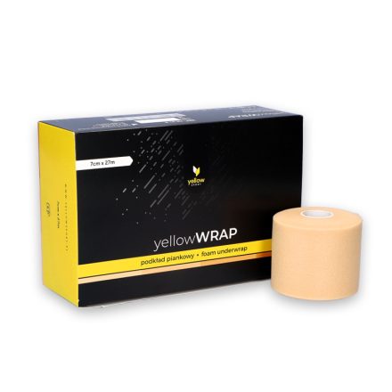 Szivacsos sportkötszer - foam underwrap - 7cm x 27m, bézs - 6 db / csomag